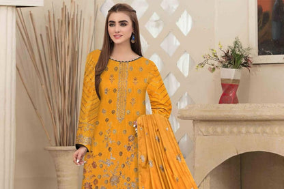 Miral Peach Leather Noor Fatima 02 - Waheed Javaid Collections