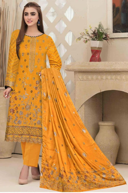 Miral Peach Leather Noor Fatima 02 - Waheed Javaid Collections