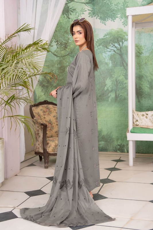 Bismil Embroidered lawn 3 piece 06