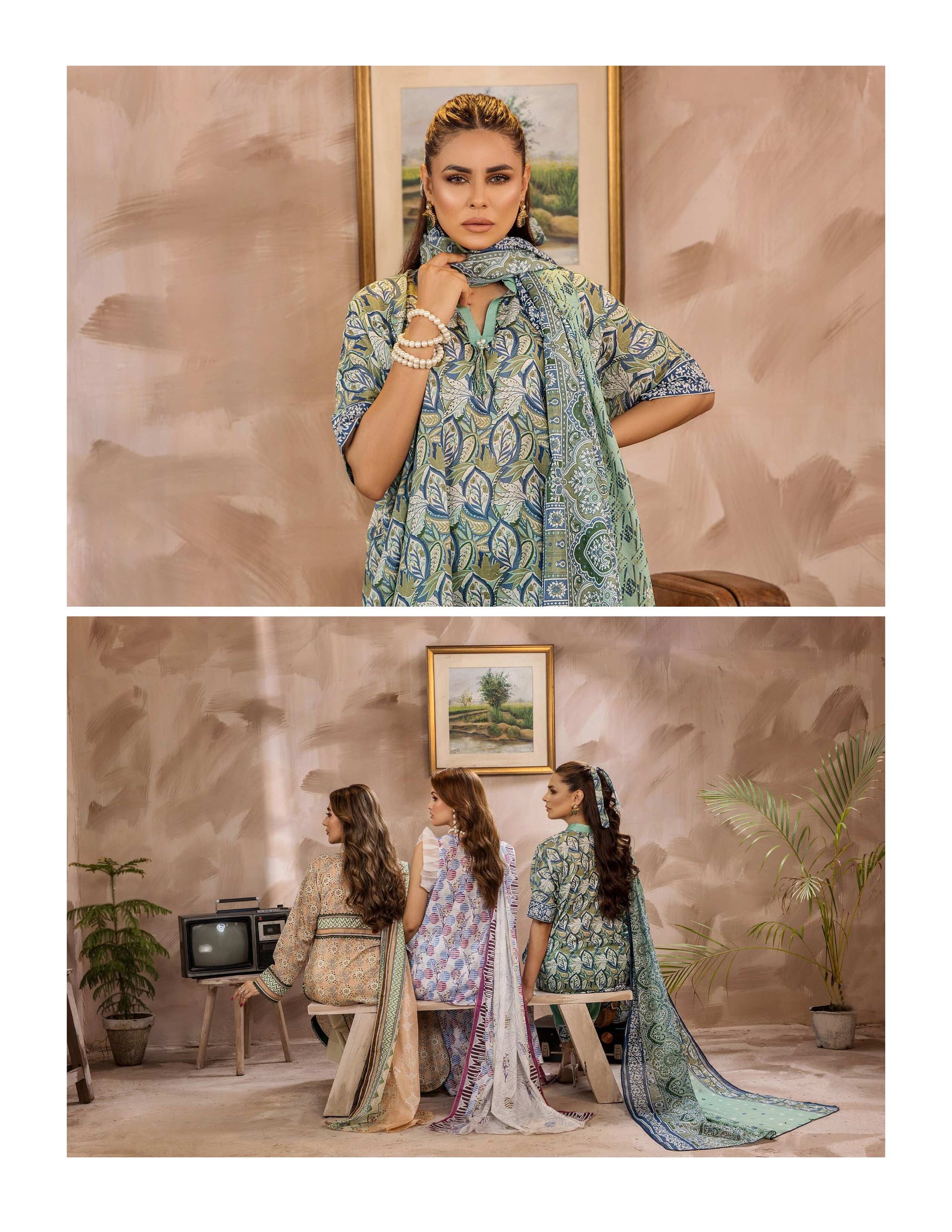 Saffron by Safwa 03 - Waheed Javaid Collections