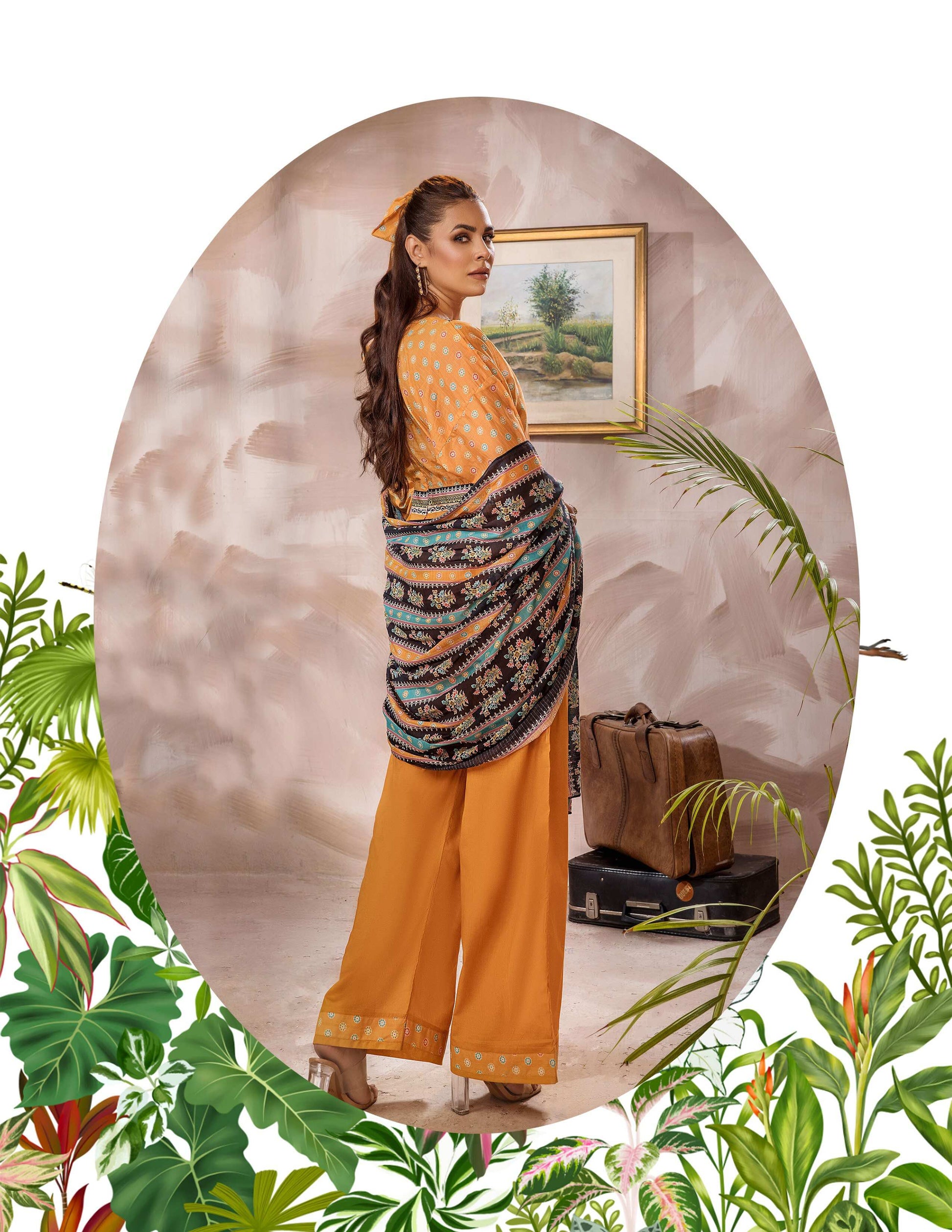 Saffron by Safwa 05 - Waheed Javaid Collections