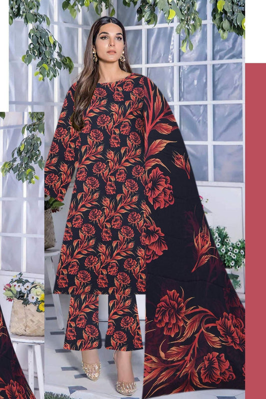 Saffron Viscose Full Print All over #1