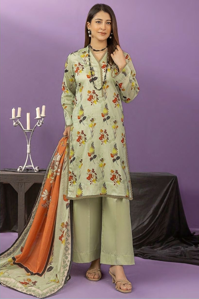 Coco Printed Premium Lawn 3 Piece 01