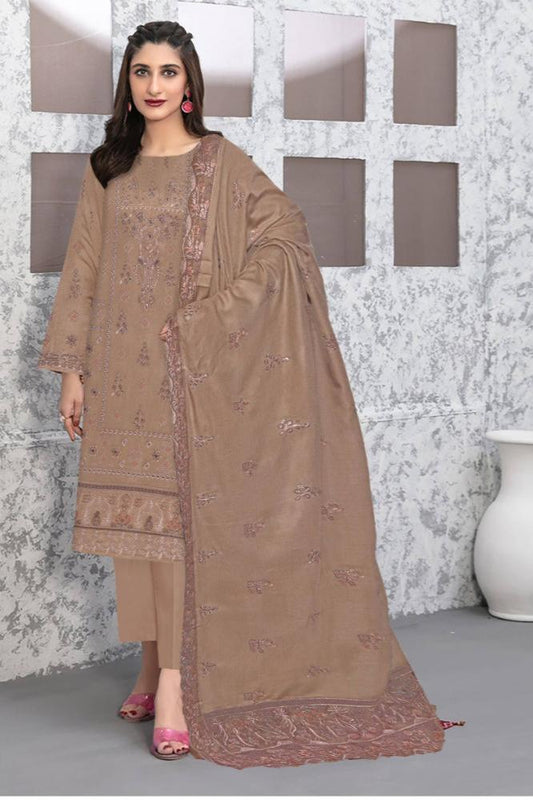 Miral Peach Leather Noor Fatima 04 - Waheed Javaid Collections