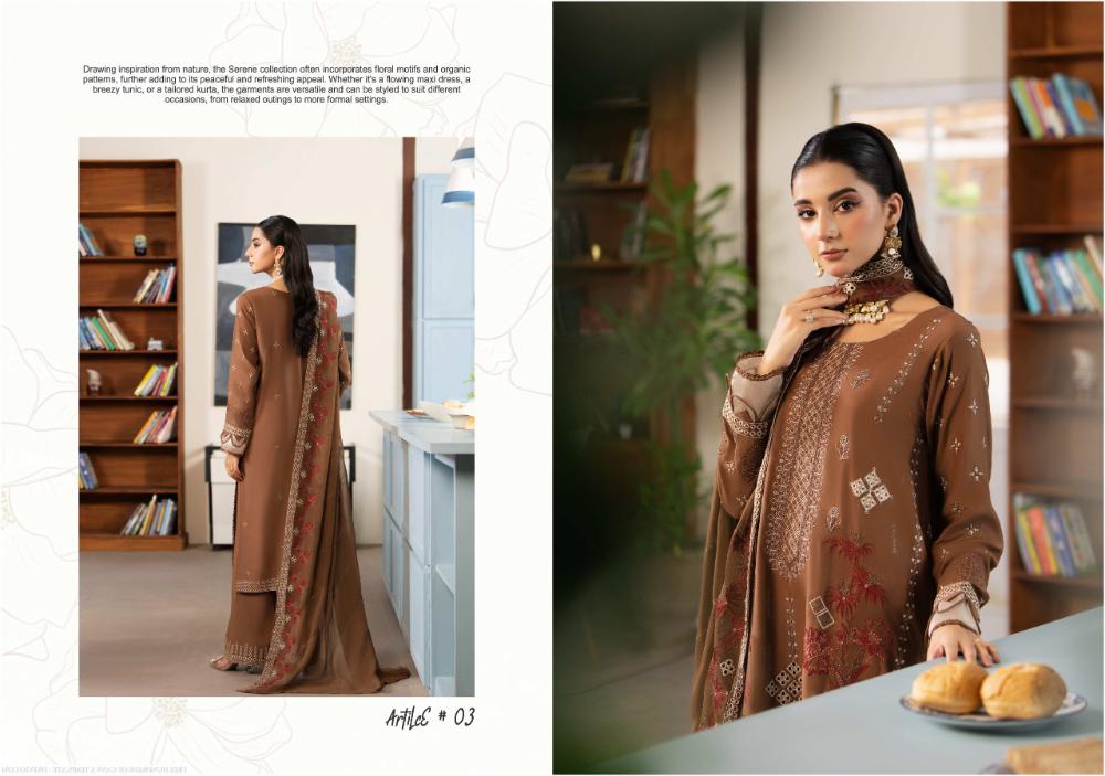 SERENE Viscose Mahay 03 - Waheed Javaid Collections