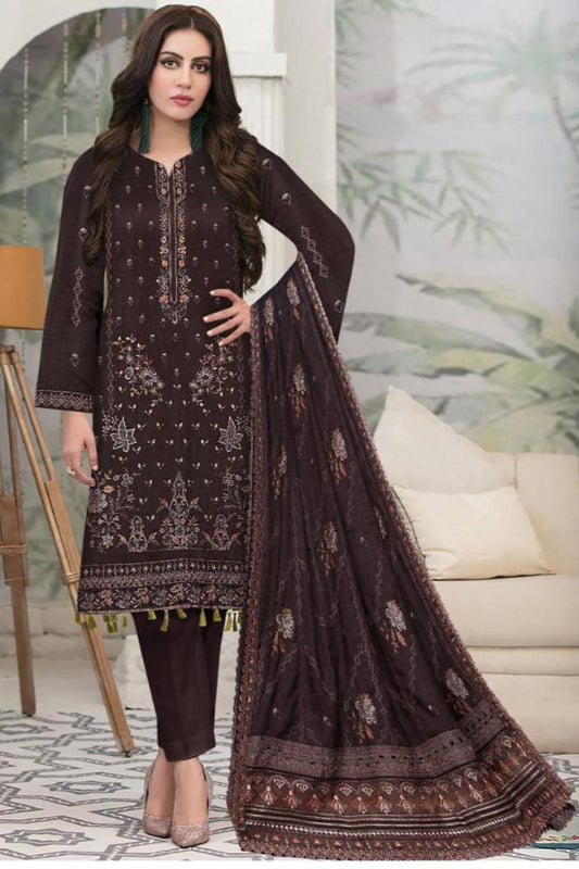 Miral Peach Leather Noor Fatima 05 - Waheed Javaid Collections