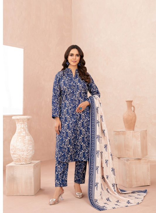 Nazli Tawakkal Premium High Quality Khaddar Printed 3 Piece D#44
