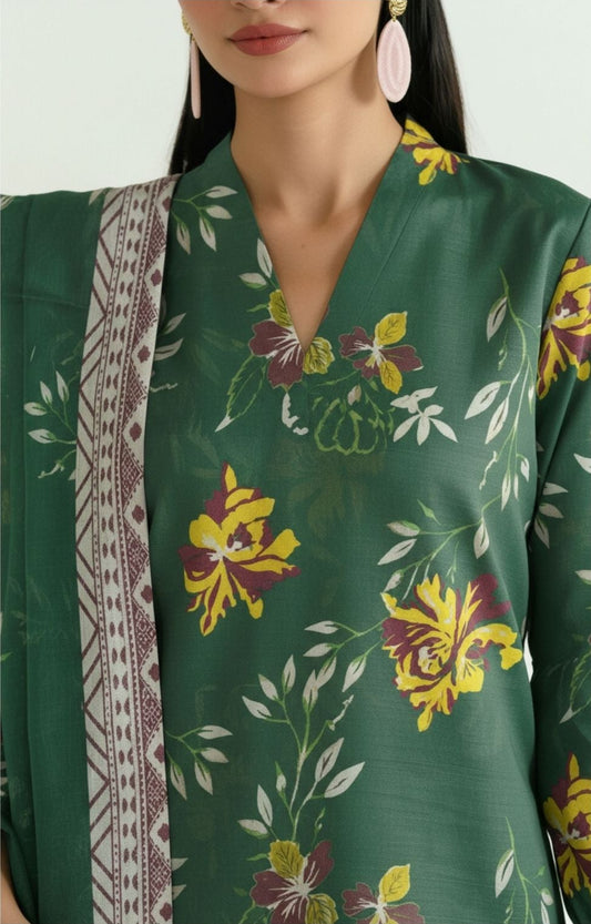Orang Printed Premium Lawn 3 Piece 03