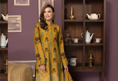 Preimum Peach Dhanak Daman Fancy Embroidered with Heavy #3