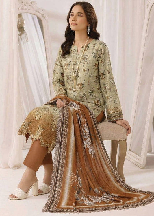 Uroosh Embroidered Premium Lawn 3 Piece 03