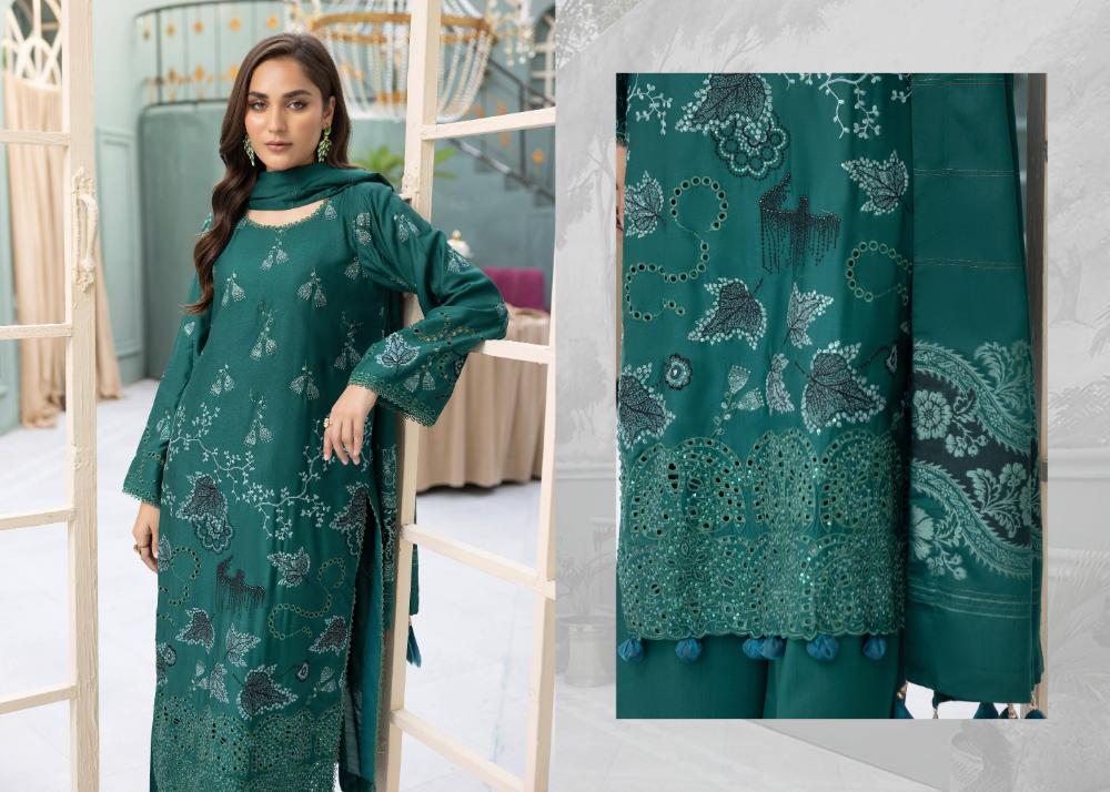 ESSENTIAL Viscose Jacquard Mahay 01 - Waheed Javaid Collections