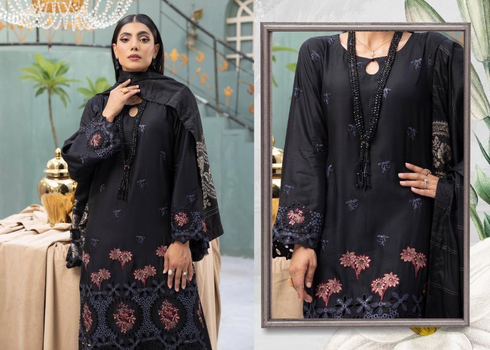 ESSENTIAL Viscose Jacquard Mahay 02 - Waheed Javaid Collections