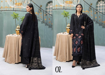 ESSENTIAL Viscose Jacquard Mahay 02 - Waheed Javaid Collections