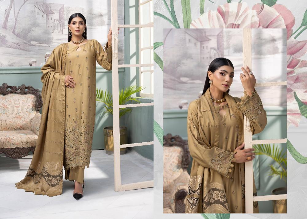 ESSENTIAL Viscose Jacquard Mahay 05 - Waheed Javaid Collections