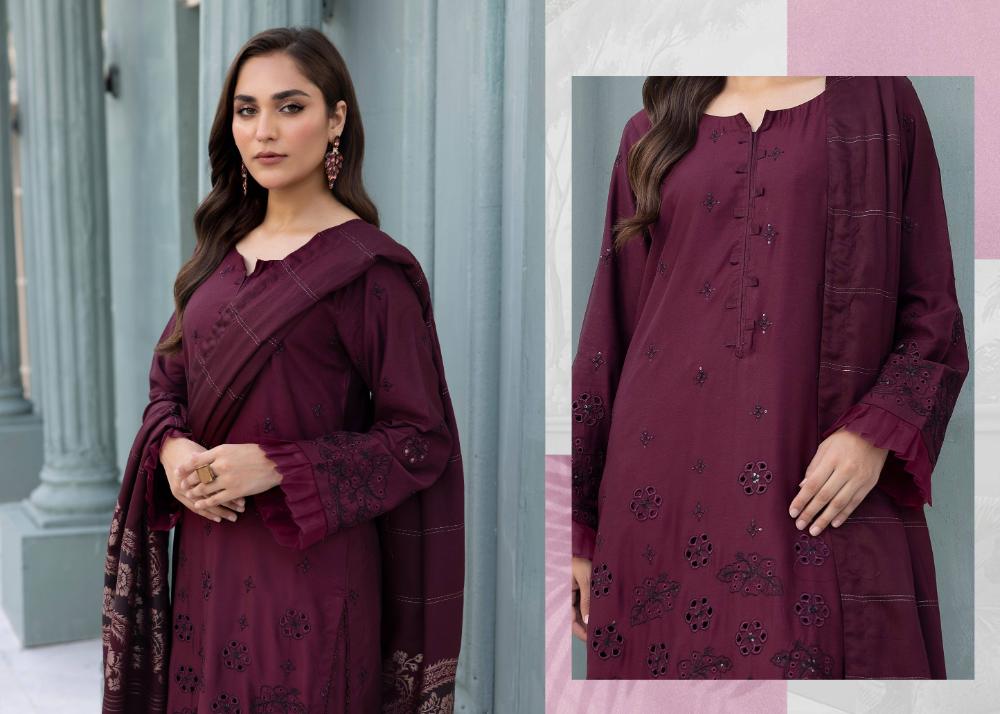 ESSENTIAL Viscose Jacquard Mahay 06 - Waheed Javaid Collections