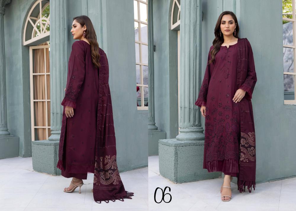 ESSENTIAL Viscose Jacquard Mahay 06 - Waheed Javaid Collections