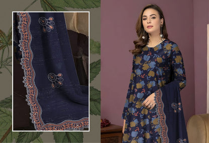 Preimum Peach Dhanak Daman Fancy Embroidered with Heavy #4