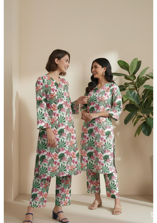 Breeze Premium High Quality Lawn 2 Piece Shirt & Trouser D#213 - Waheed Javaid Collections