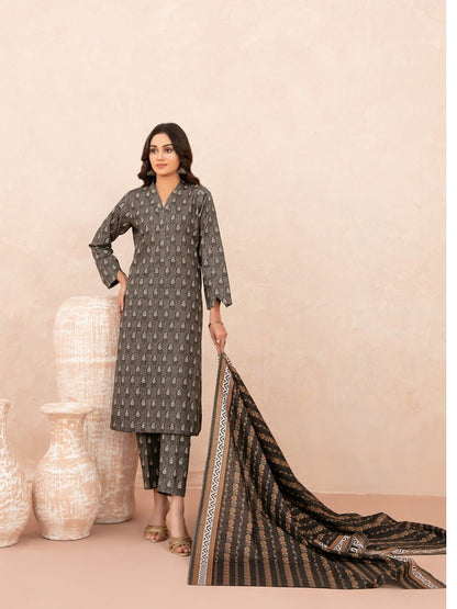 Nazli Tawakkal Premium High Quality Khaddar Printed 3 Piece D#43 - Waheed Javaid Collections