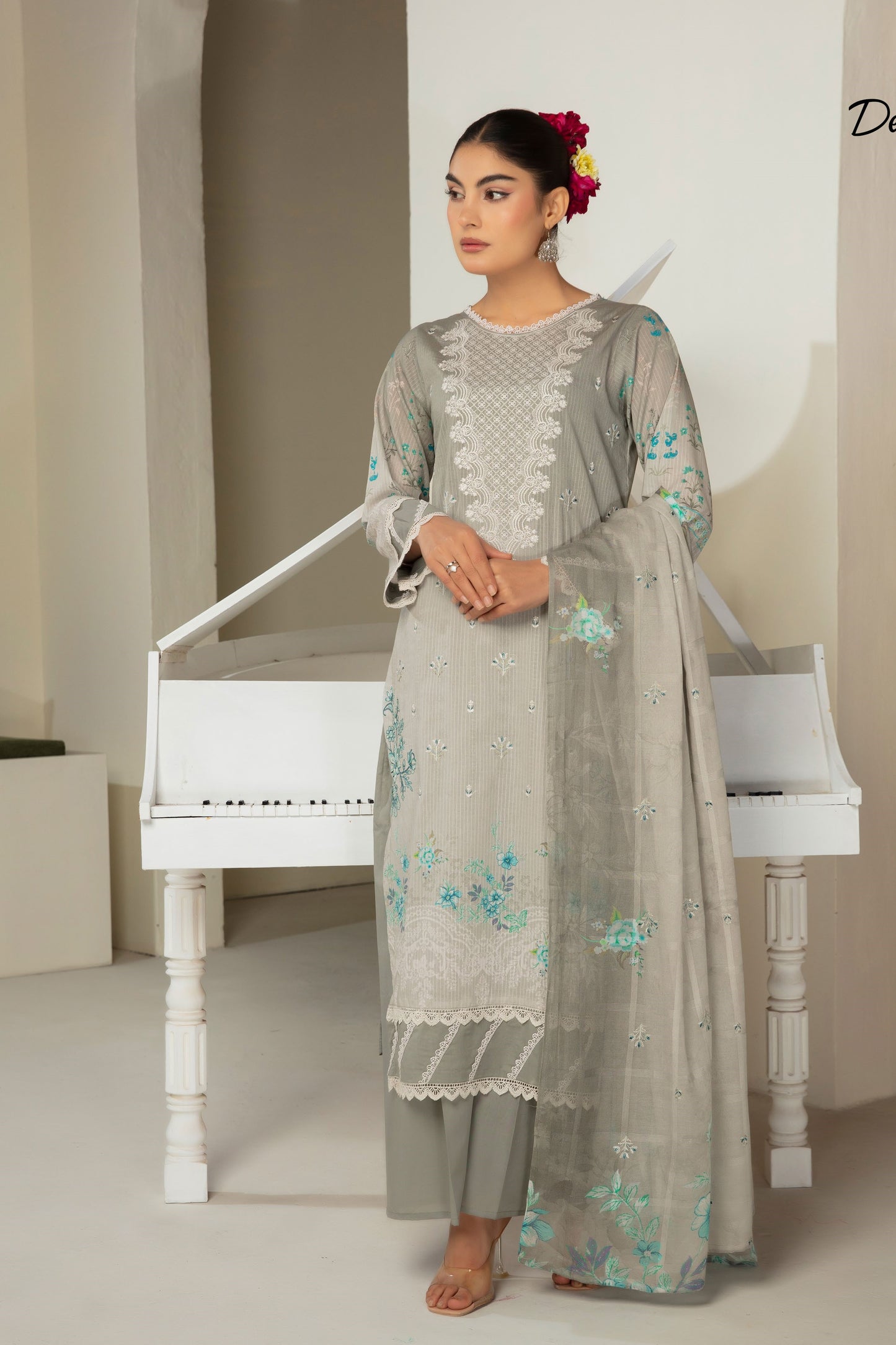 Abisha Premium Lawn 3 Piece 01