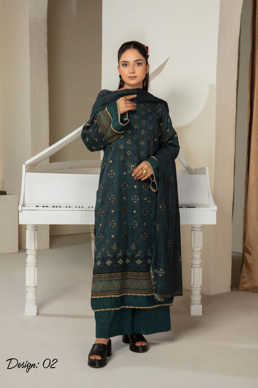 Abisha Premium Lawn 3 Piece 02
