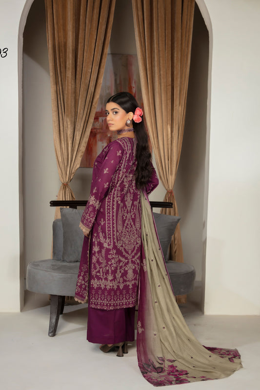 Abisha Premium Lawn 3 Piece 03