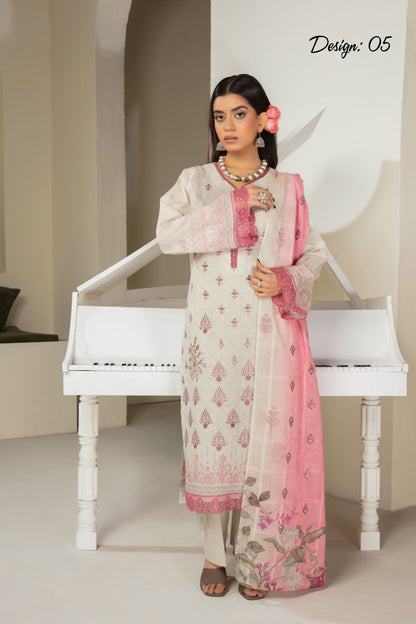 Abisha Premium Lawn 3 Piece 05