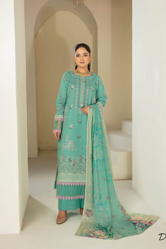 Abisha Premium Lawn 3 Piece 09