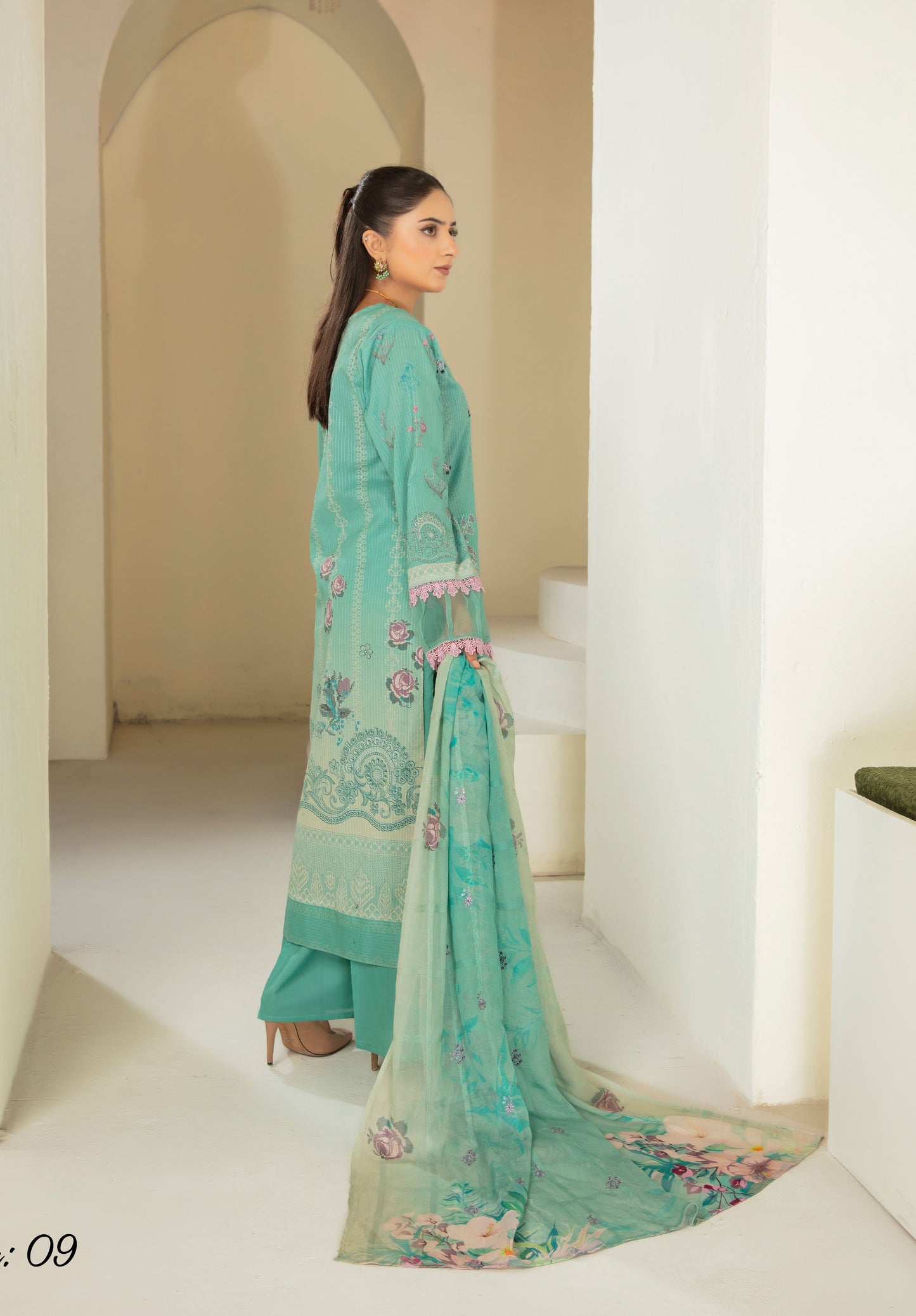 Abisha Premium Lawn 3 Piece 09