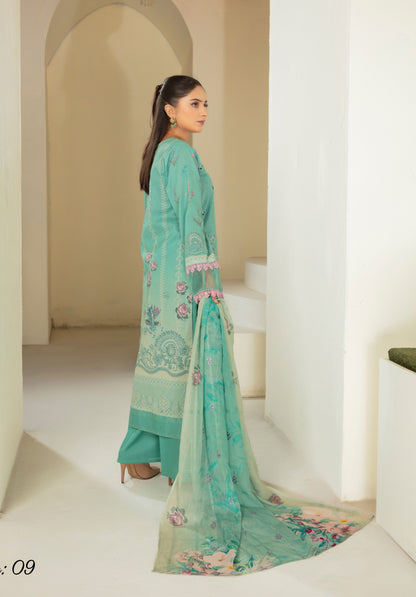 Abisha Premium Lawn 3 Piece 09