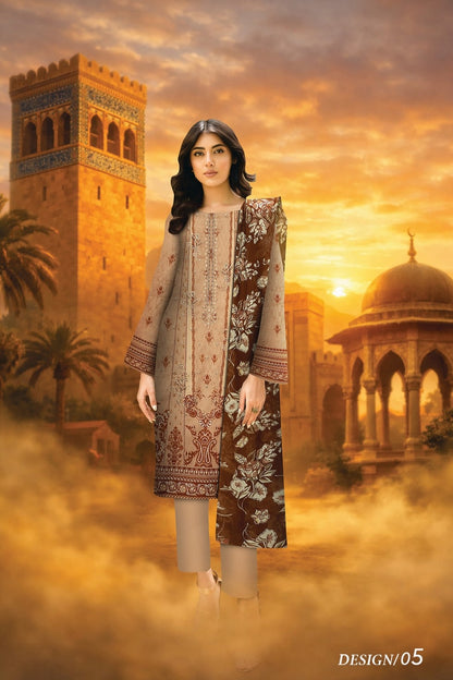 Armeena Premium Printed Lawn 3 Piece 05