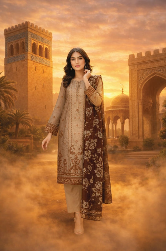 Armeena Premium Printed Lawn 3 Piece 05
