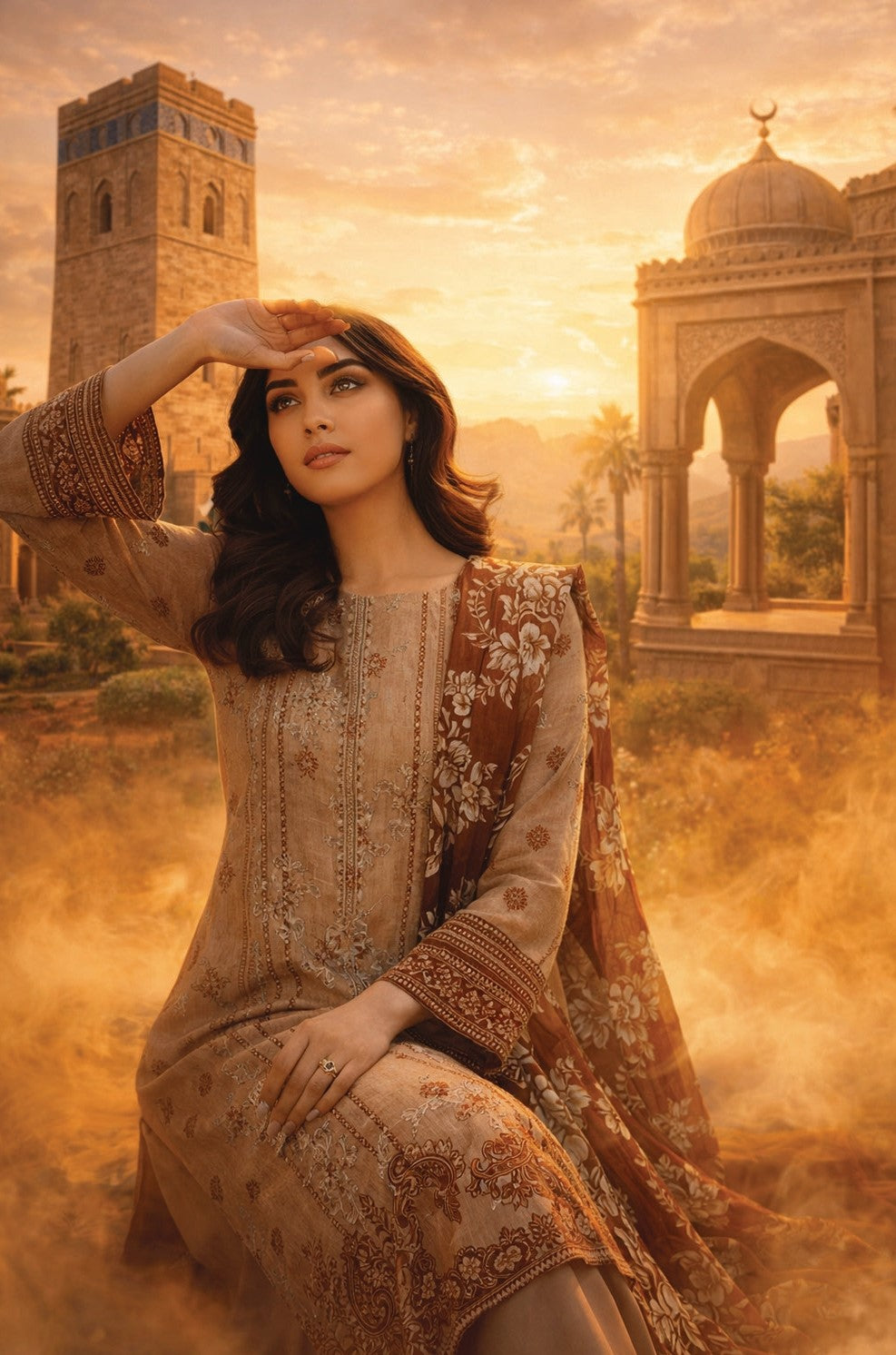 Armeena Premium Printed Lawn 3 Piece 05