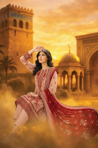 Armeena Premium Printed Lawn 3 Piece 08