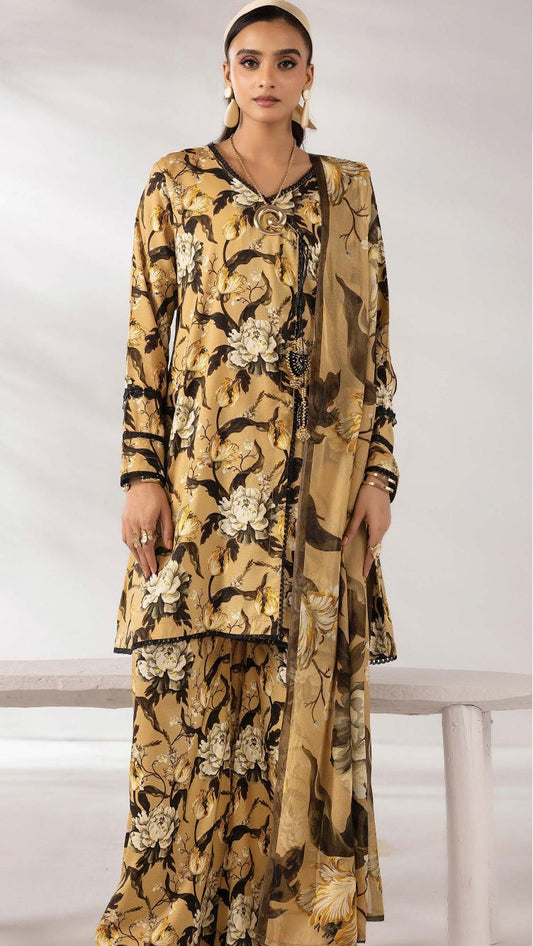 M.Prints Basics Full Visocse Printed Banna Dora #1