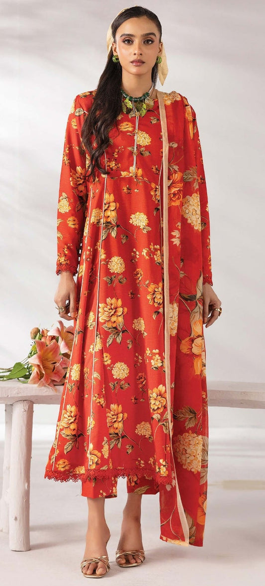 M.Prints Basics Full Visocse Printed Banna Dora #2