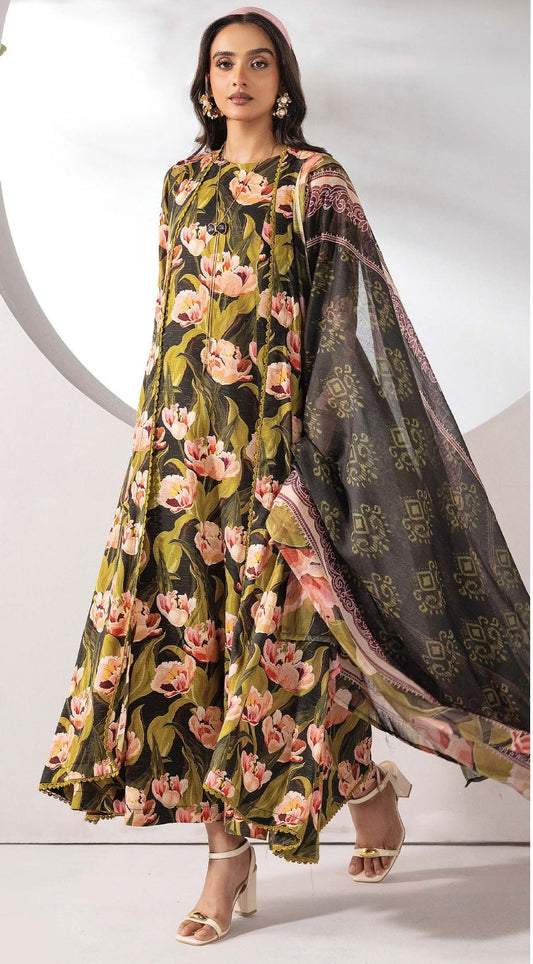 M.Prints Basics Full Visocse Printed Banna Dora #5