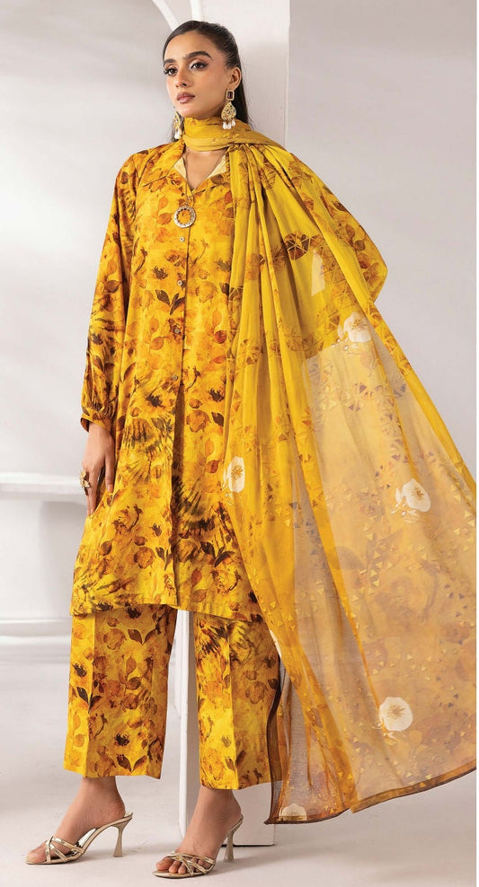 M.Prints Basics Full Visocse Printed Banna Dora #10