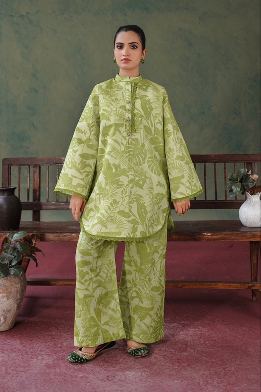 Blossom All over 2 Piece Lawn 534 - Waheed Javaid Collections