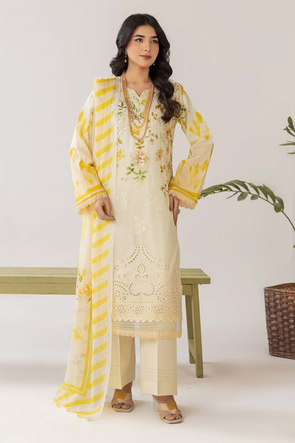 Cocktail Lawn Print Embroidered 3 Piece 02