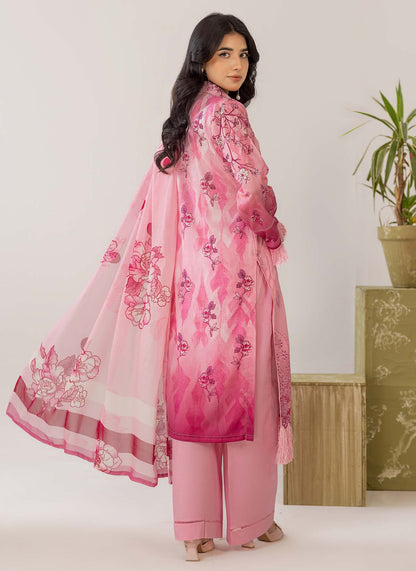 Cocktail Lawn Print Embroidered 3 Piece 10