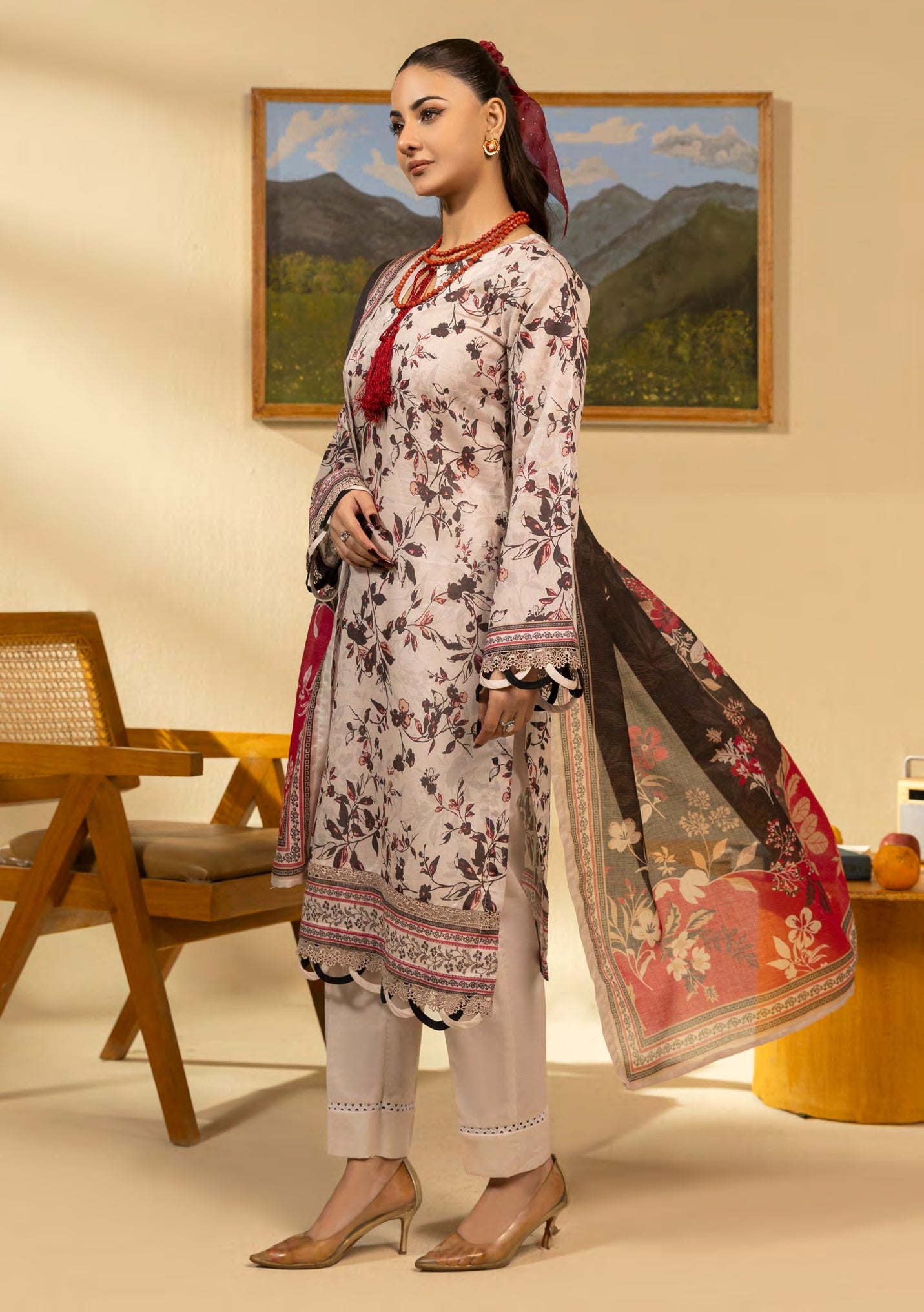 Coco Printed Zari Lawn 3 Piece 01