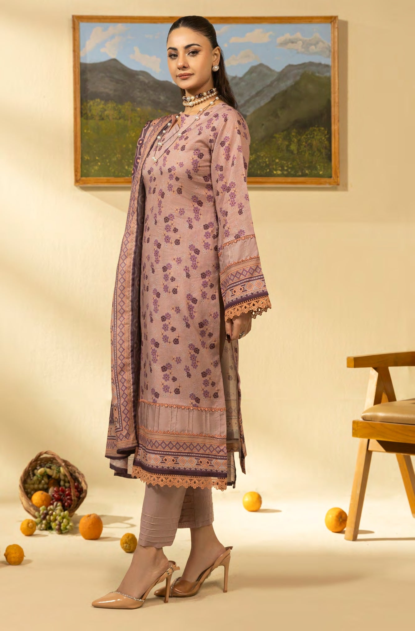 Coco Printed Zari Lawn 3 Piece 04