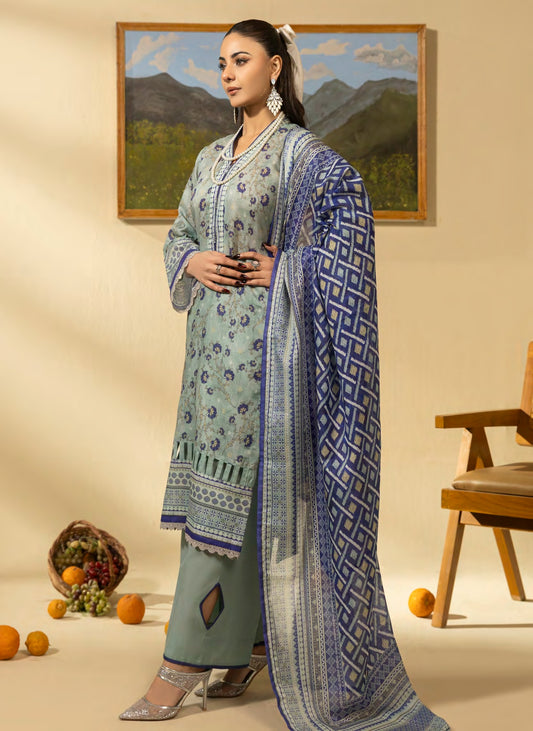 Coco Printed Zari Lawn 3 Piece 06
