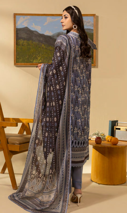 Coco Printed Zari Lawn 3 Piece 08