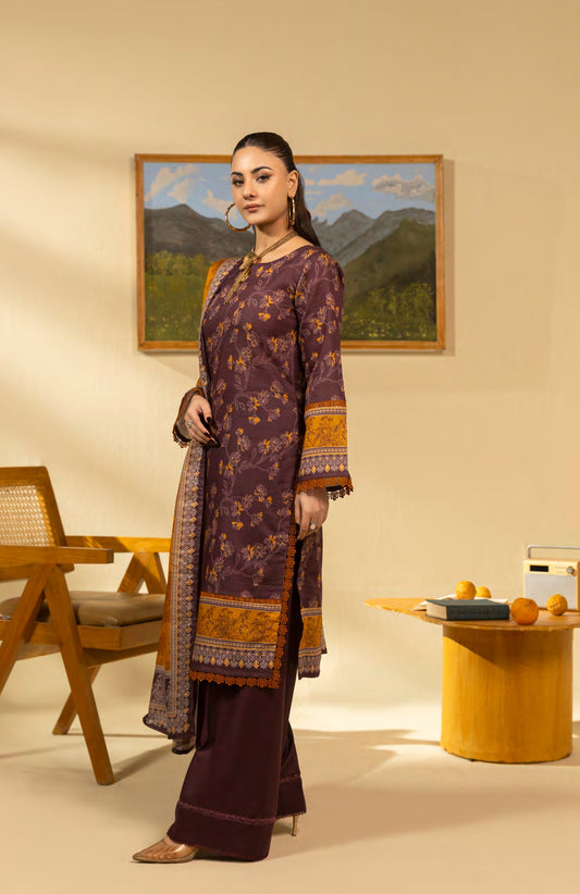 Coco Printed Zari Lawn 3 Piece 10