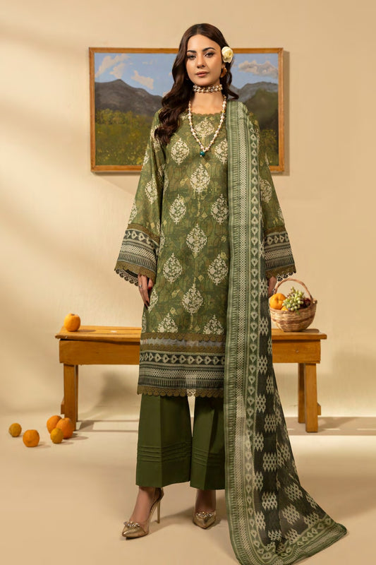 Coco Printed Zari Lawn 3 Piece 11