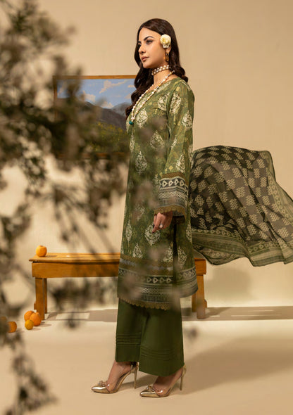 Coco Printed Zari Lawn 3 Piece 11