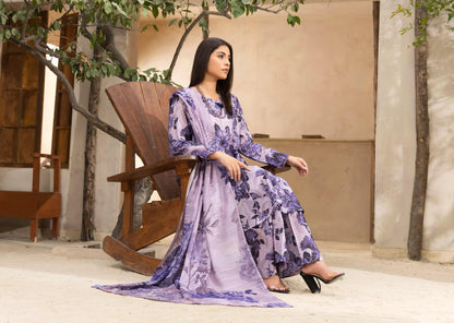 Coco Prints Lawn allover 3 Piece 02 - Waheed Javaid Collections