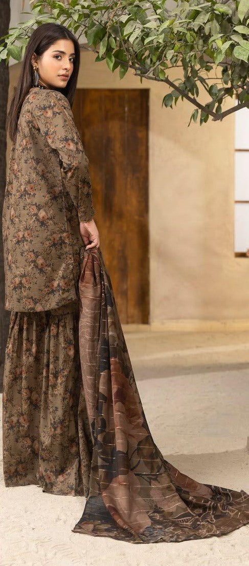 Coco Prints Lawn allover 3 Piece 06 - Waheed Javaid Collections